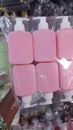 250ml Pink Square Lotion Bottle