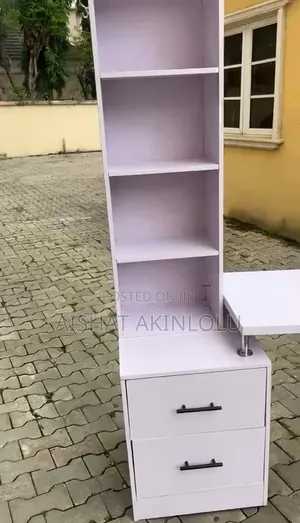 Stylish Study/Office Desk With Bookshelf Drawers