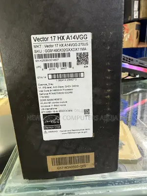 New Laptop MSI 32GB Intel Core i9 SSD 1T