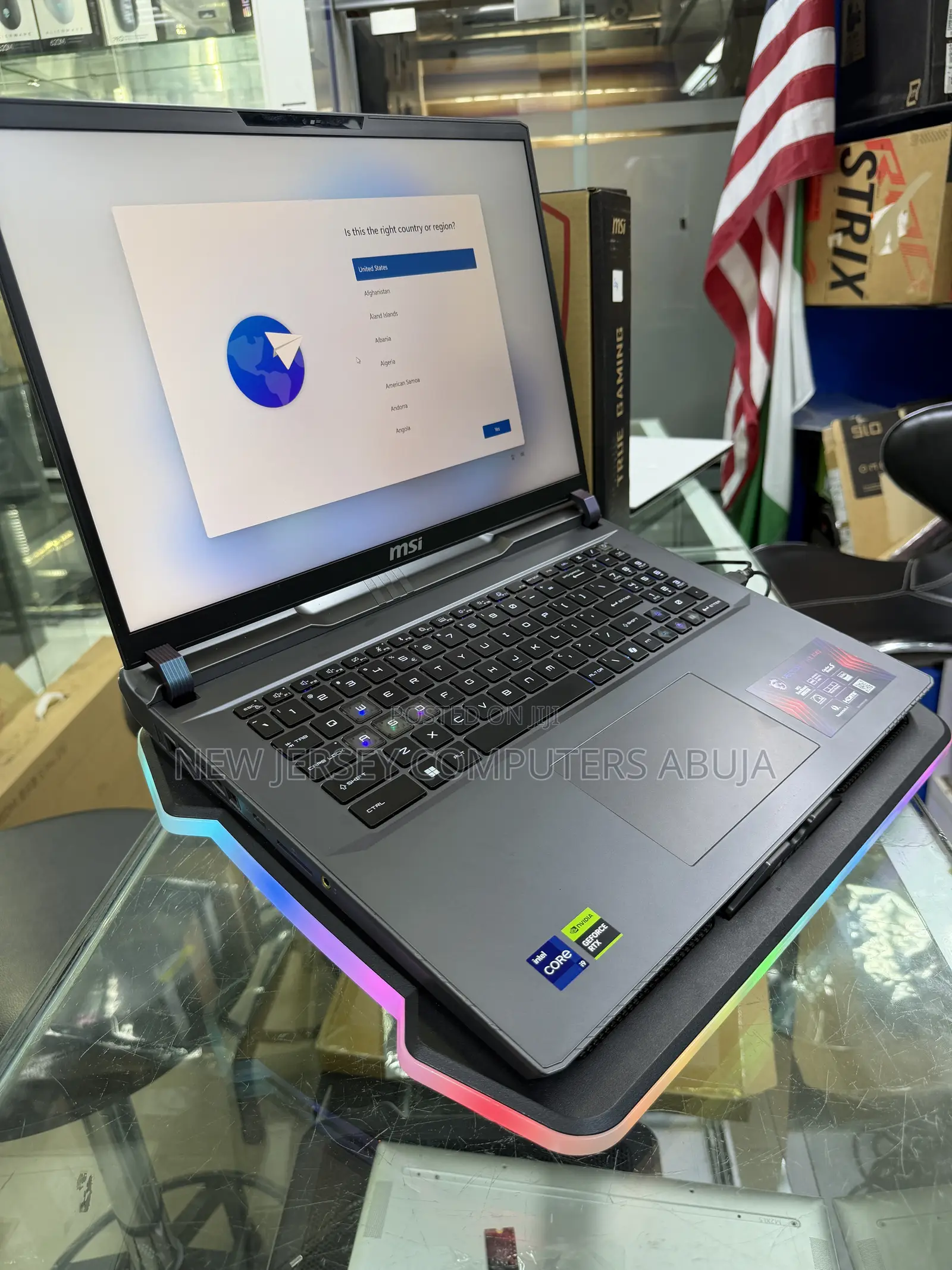 New Laptop MSI 32GB Intel Core i9 SSD 1T
