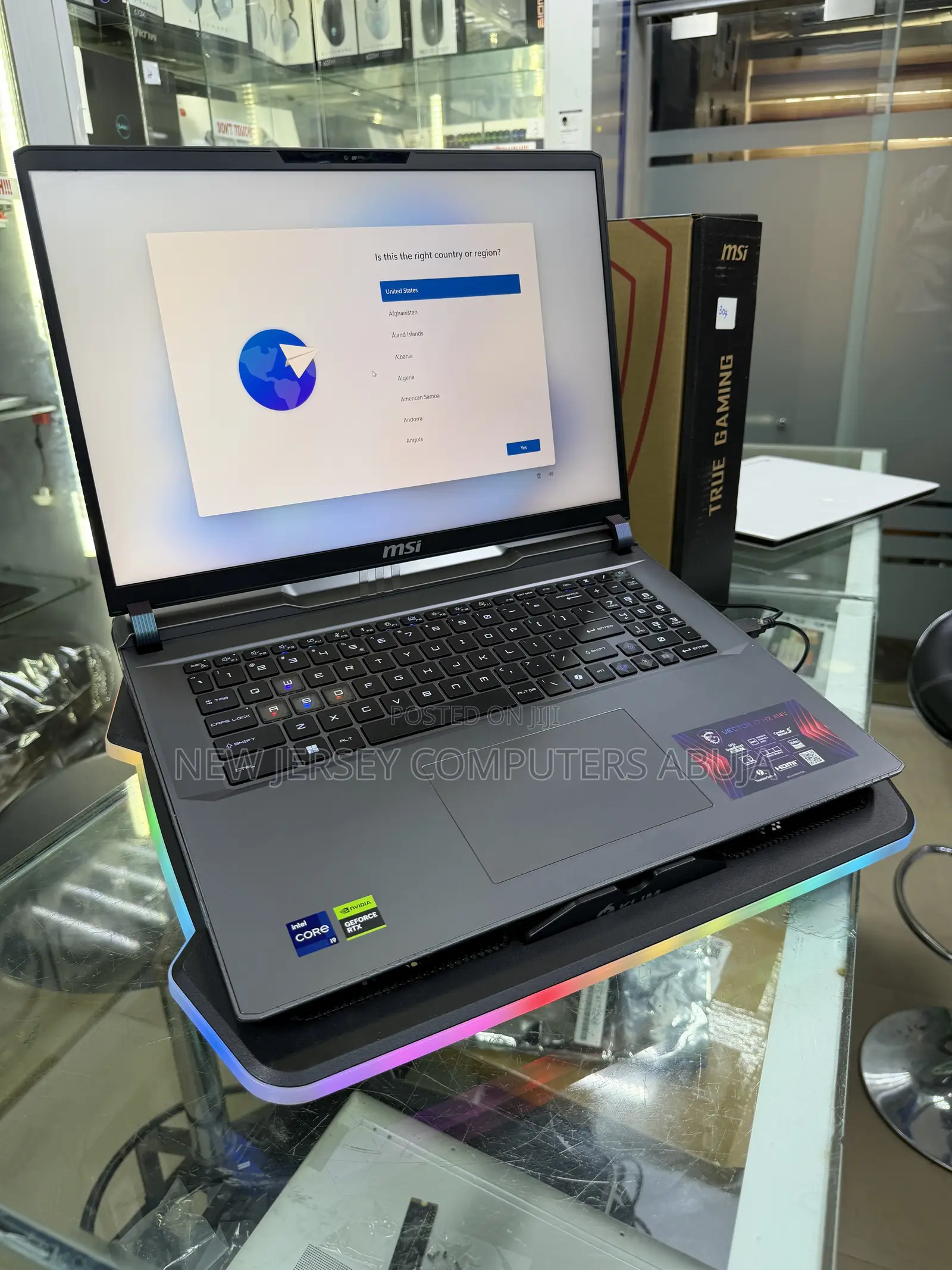 New Laptop MSI 32GB Intel Core i9 SSD 1T