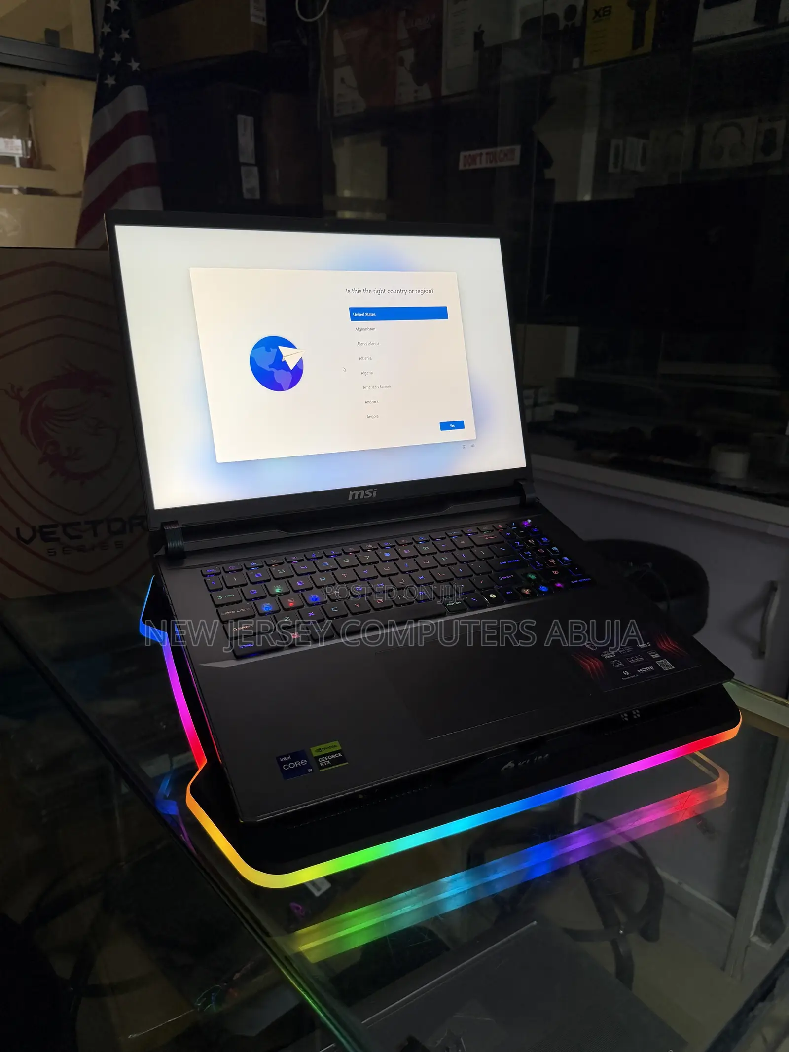 New Laptop MSI 32GB Intel Core i9 SSD 1T