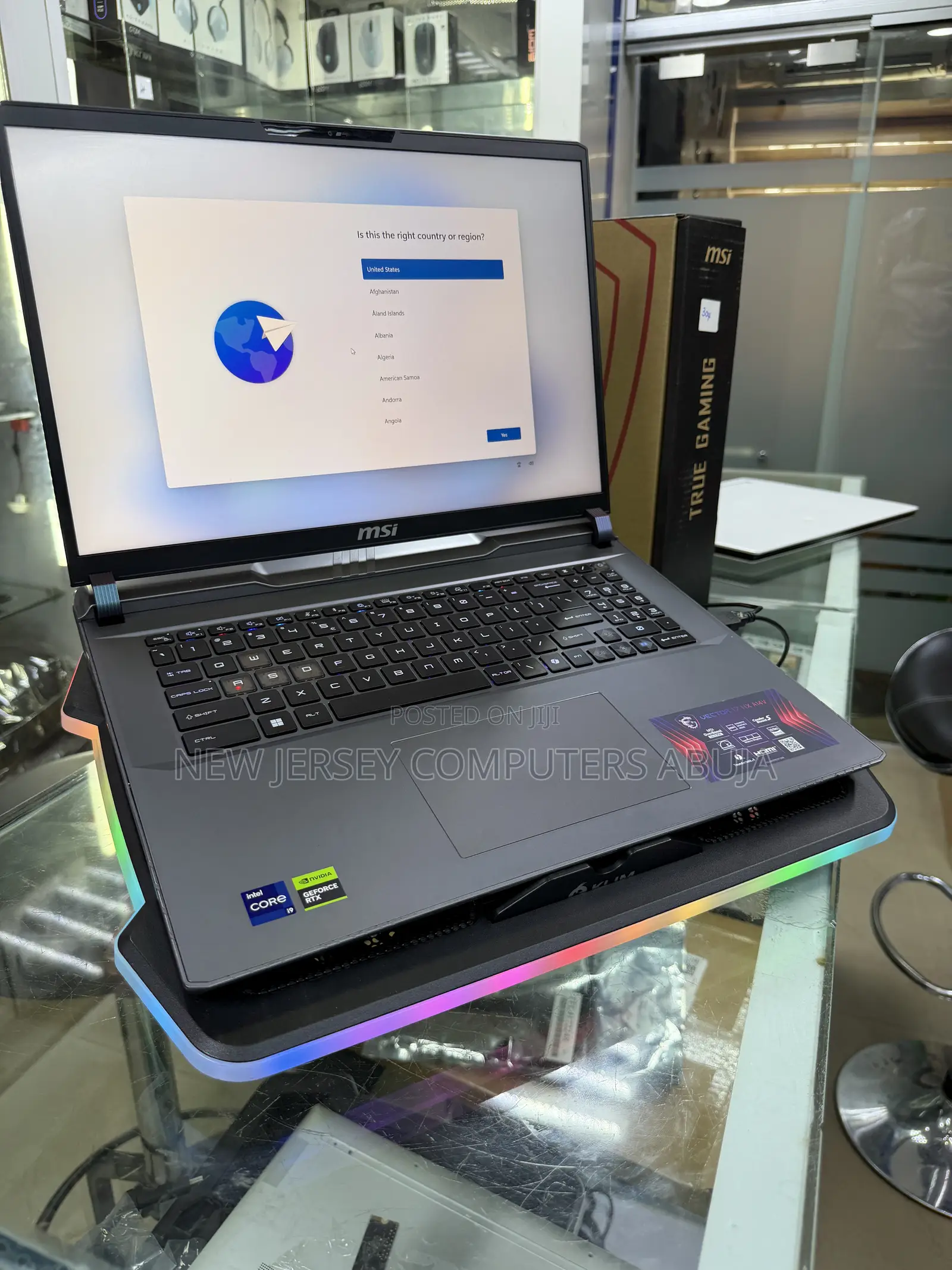 New Laptop MSI 32GB Intel Core i9 SSD 1T