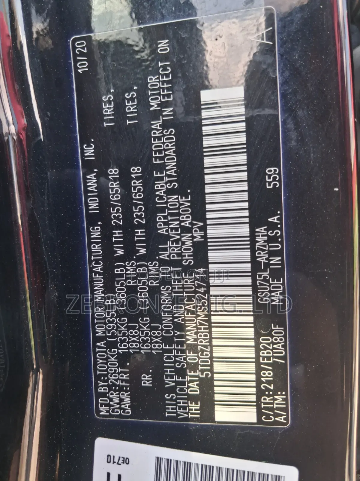 Toyota Highlander 2021 Black