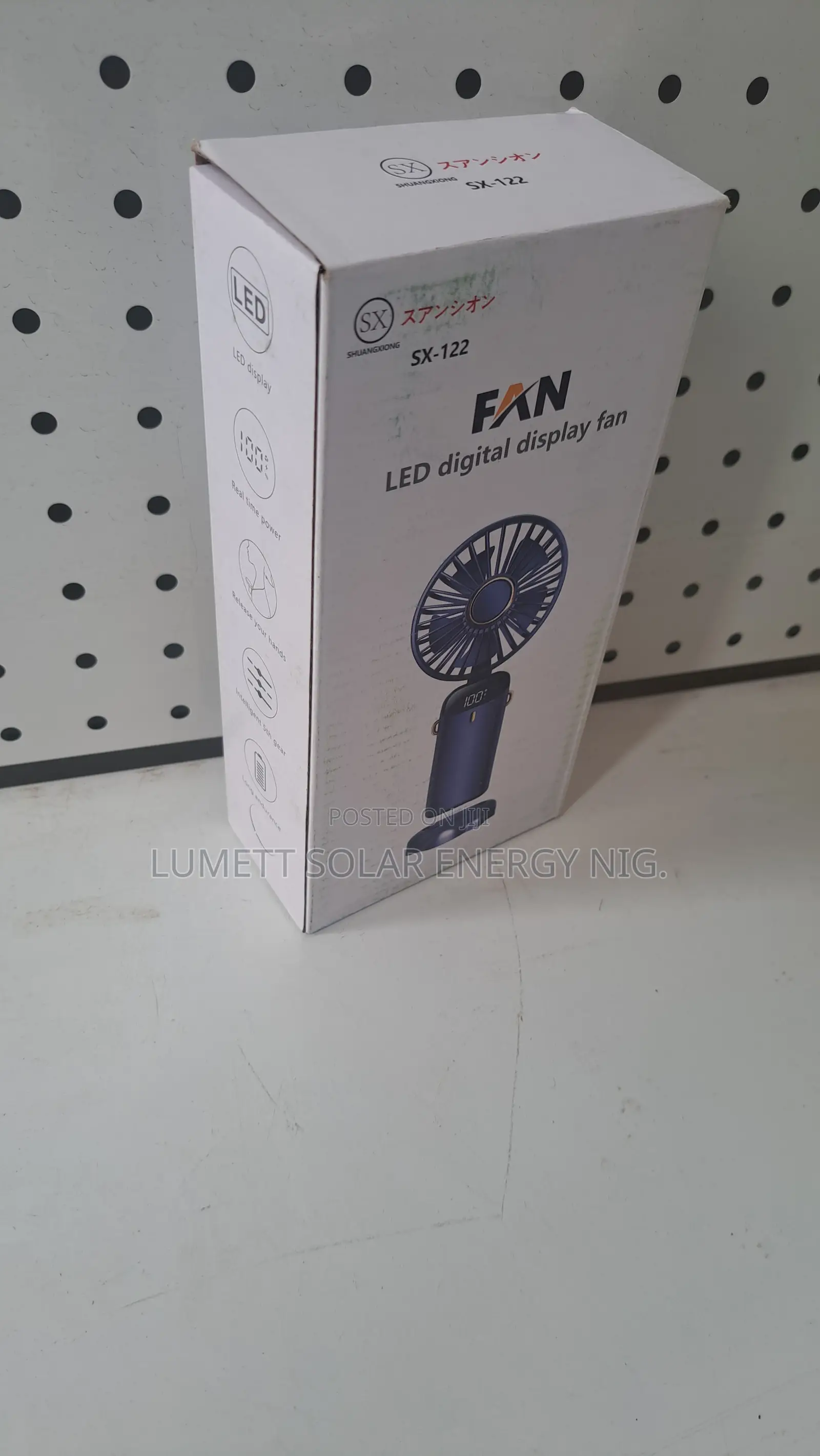 LED Digital Display Fan Sx-122