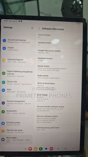 Samsung Galaxy Tab S7 FE 64 GB Black