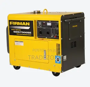 Firman 5.0kva Sound Proof Key Start Generator - SDG7000SE