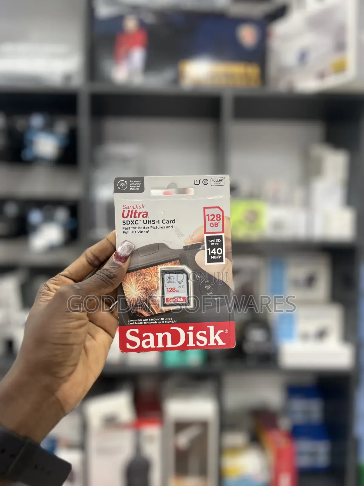 SanDisk 128GB Ultra SD Card 140mb/S | Goddafi Stores