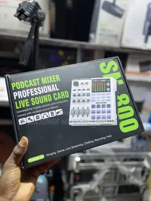 SN-800 Portable Live Sound Card and Digital Audio Mixer