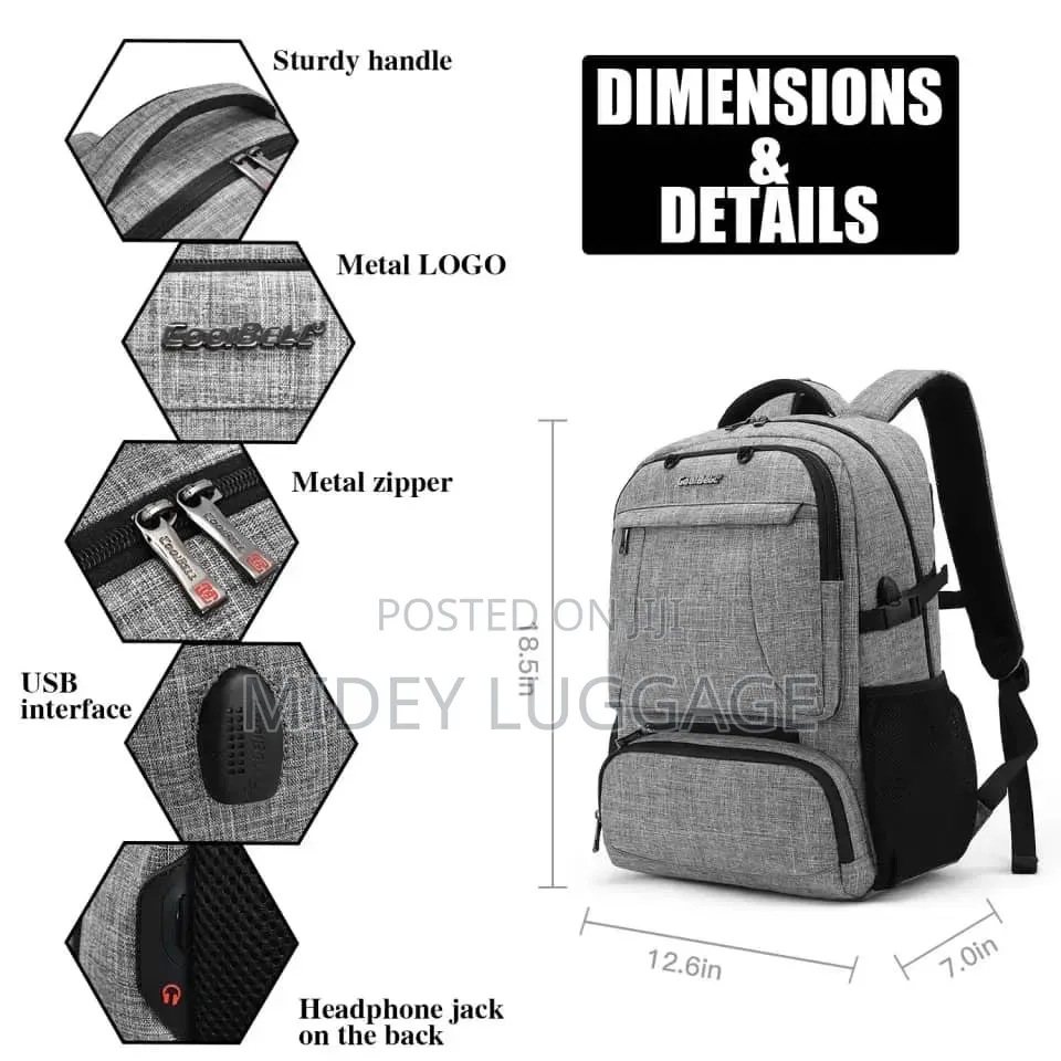Coolbell Men's Backpack 🎒