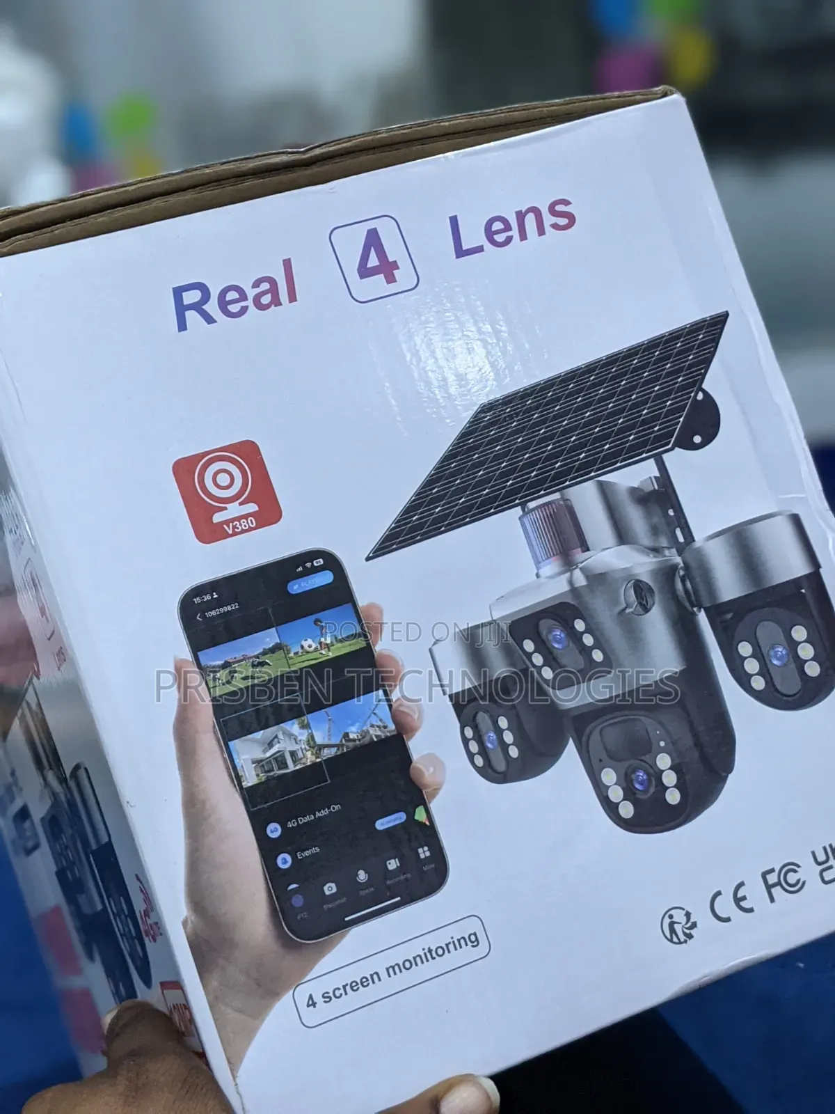 T40 4Lens Solar PTZ Camera 4G