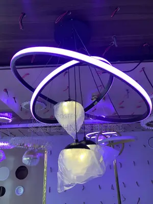 Modern 3-Ring LED Pendant Chandelier