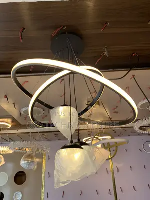 Modern 3-Ring LED Pendant Chandelier