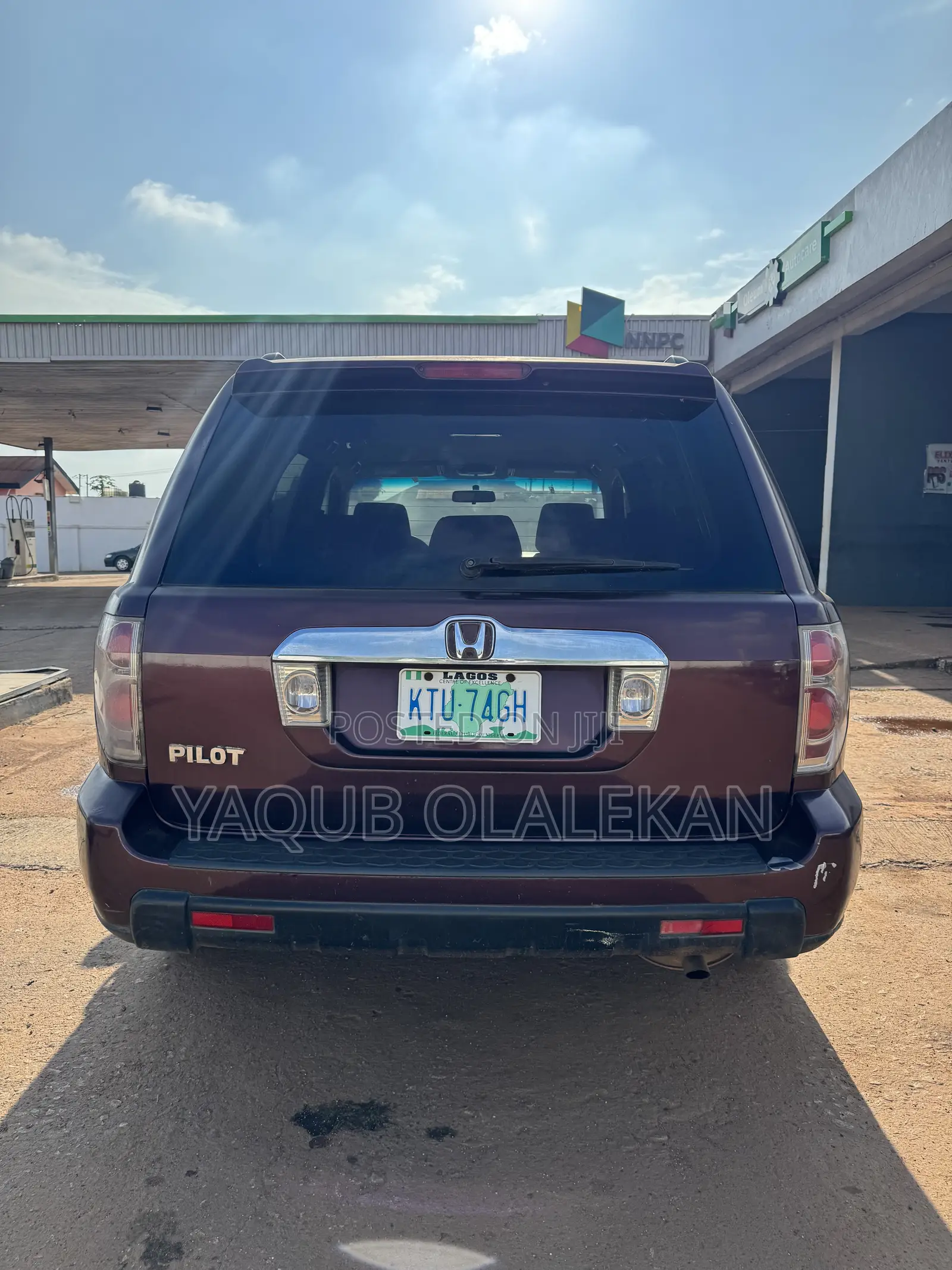Honda Pilot 2007 Maroon