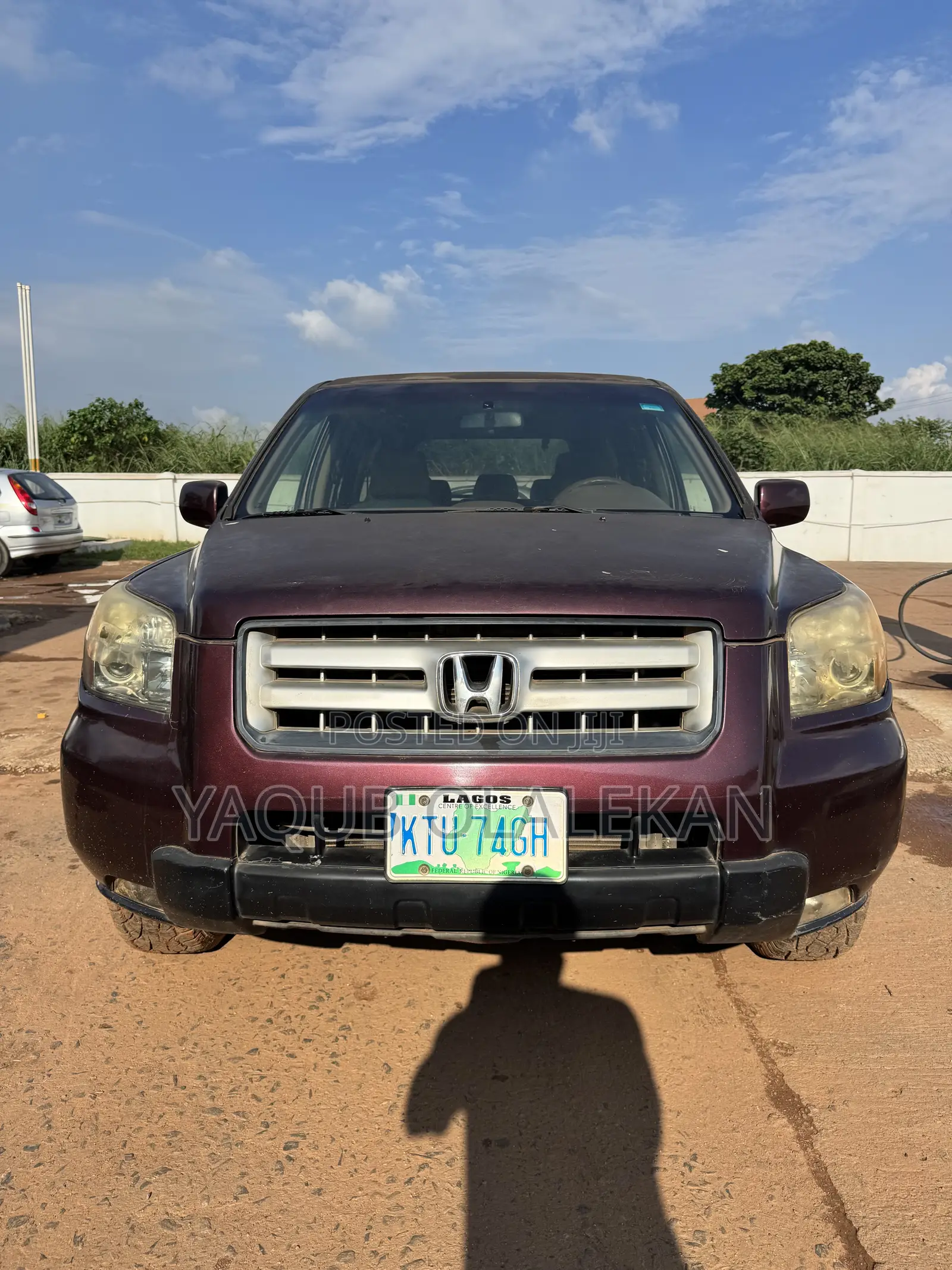 Honda Pilot 2007 Maroon