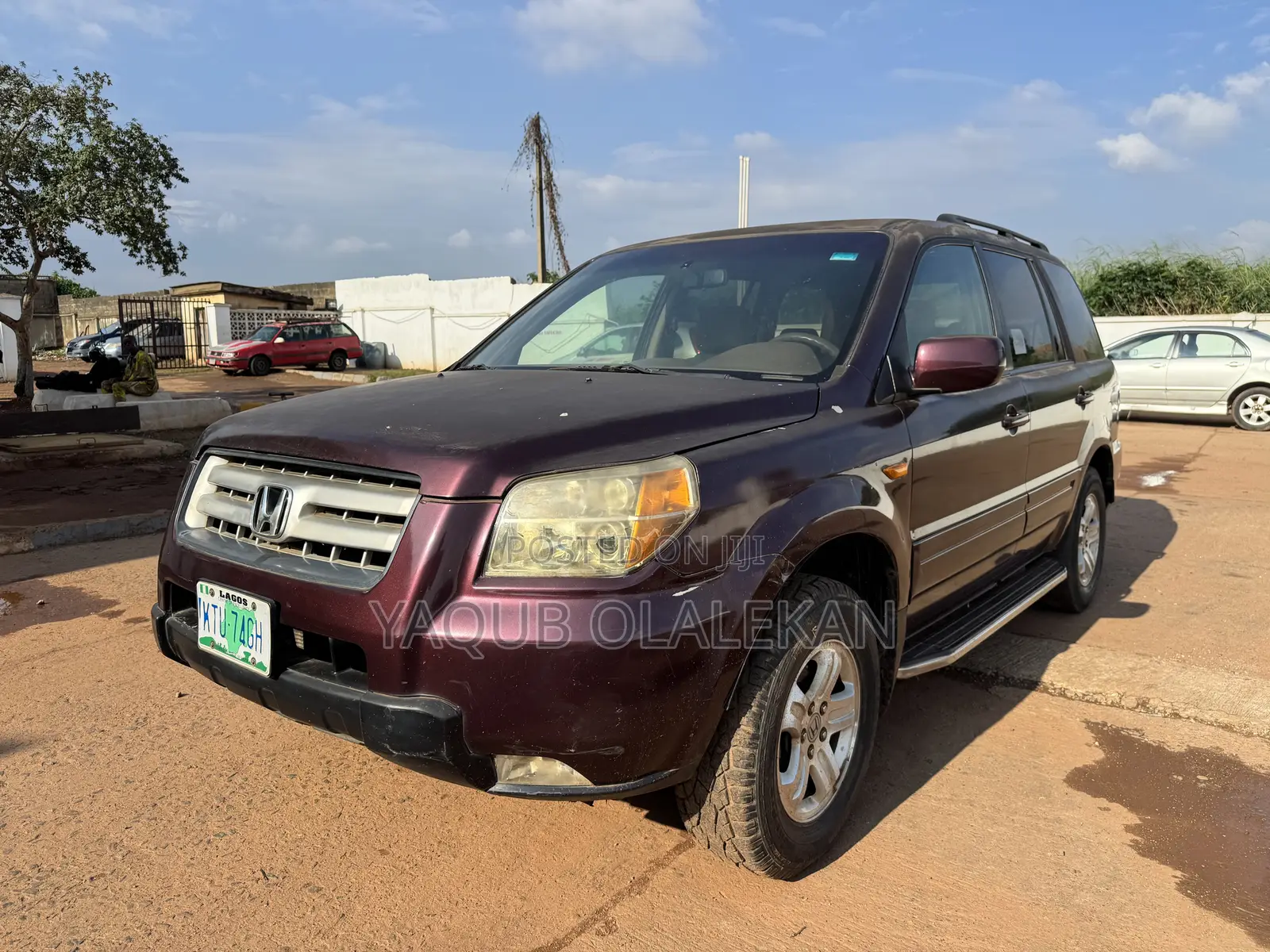 Honda Pilot 2007 Maroon