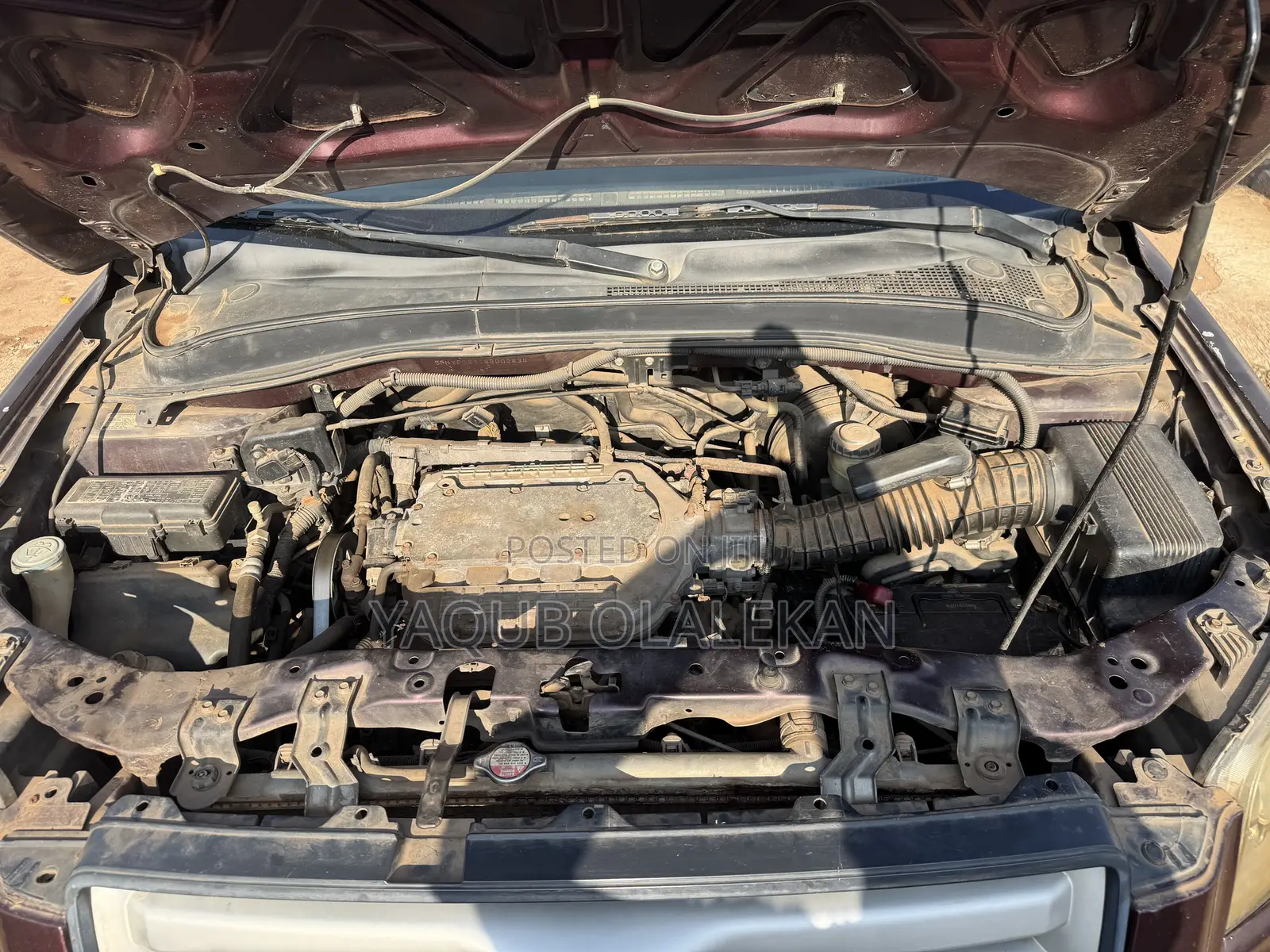 Honda Pilot 2007 Maroon