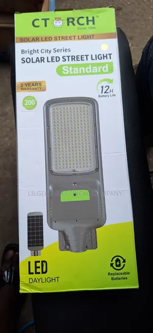 C Torch Bright City Series 200 Watts Solar Street Light