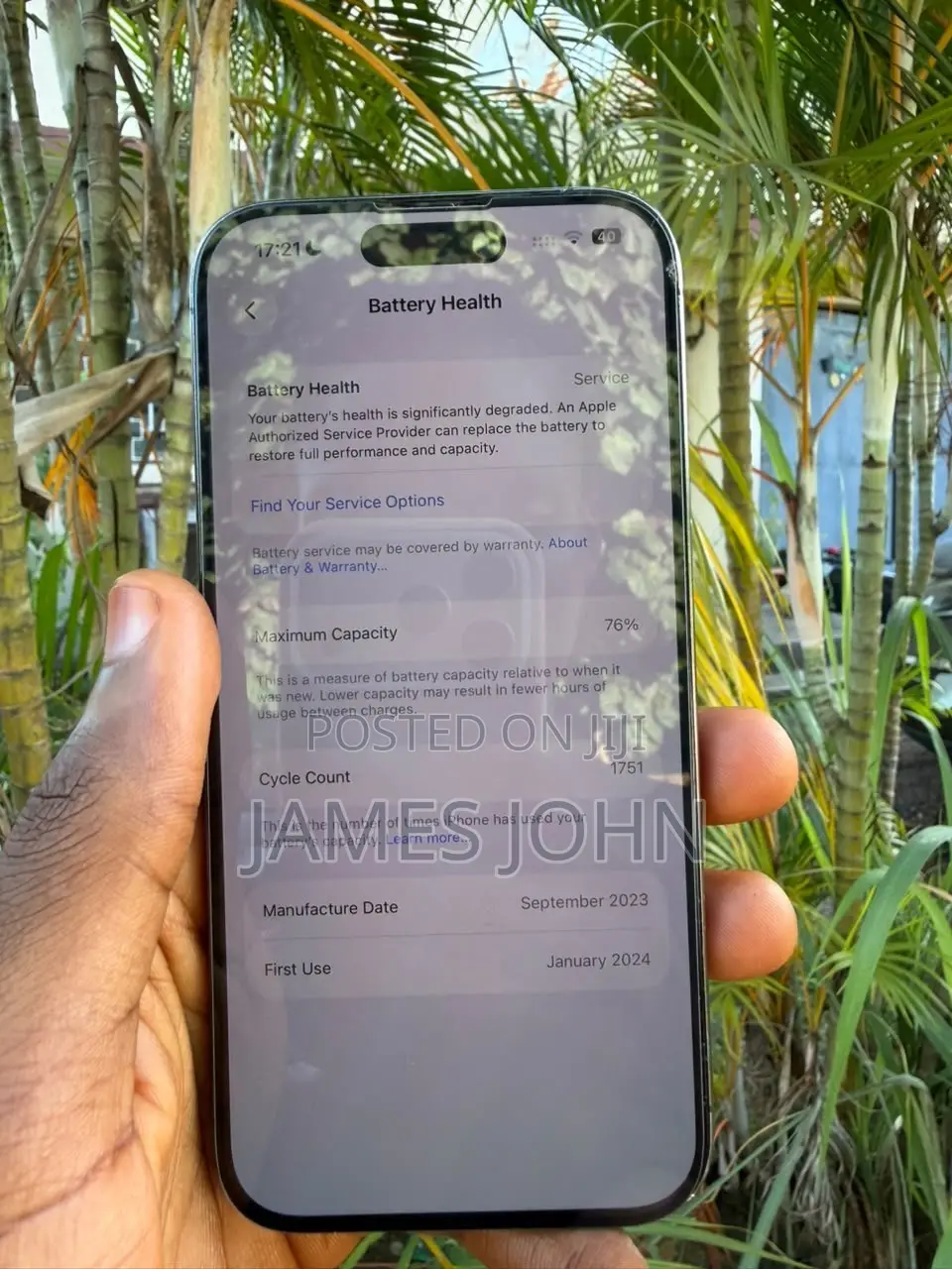 Apple iPhone 15 Pro 1 TB Blue
