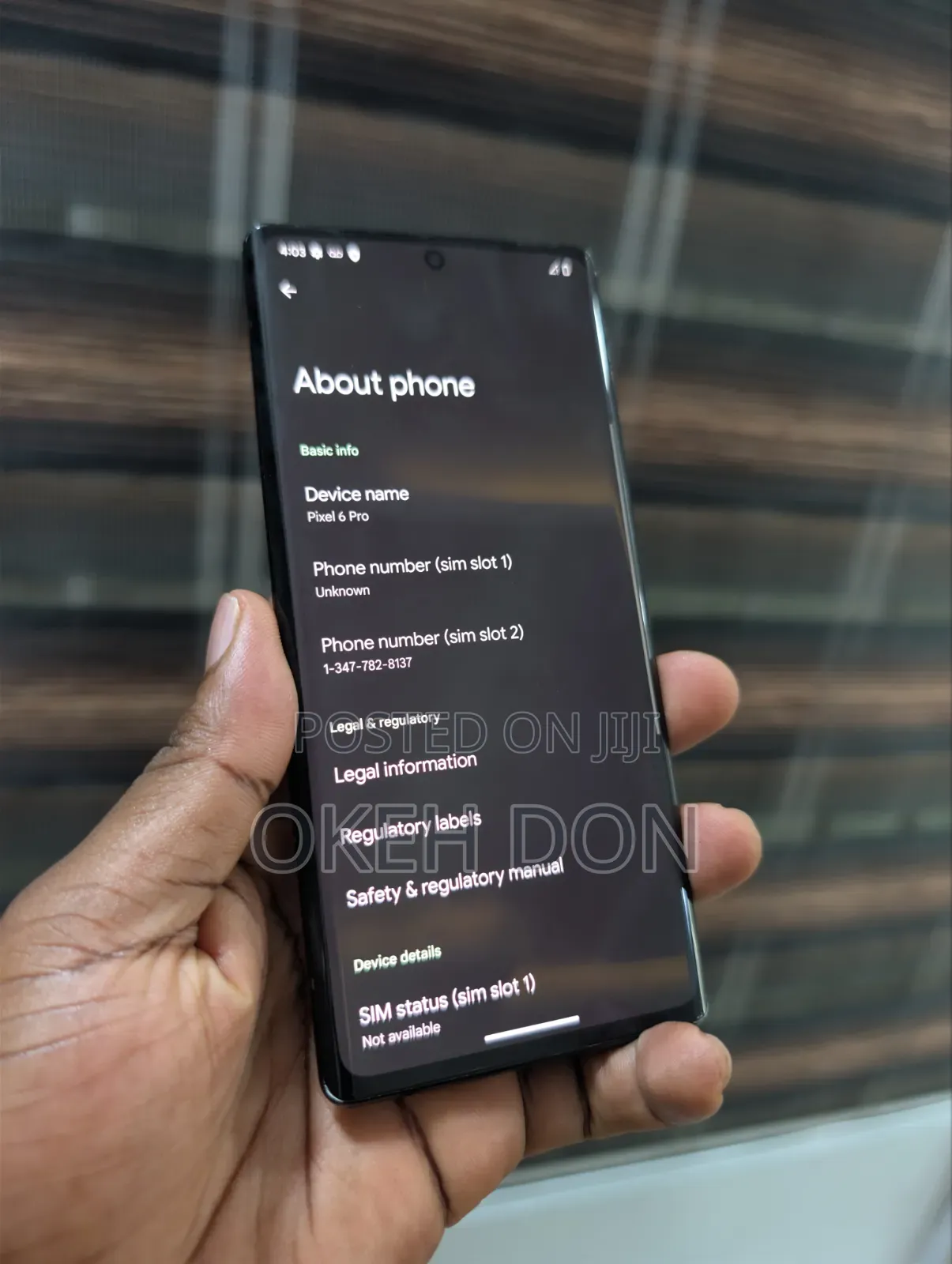 Google Pixel 6 Pro 128 GB Black