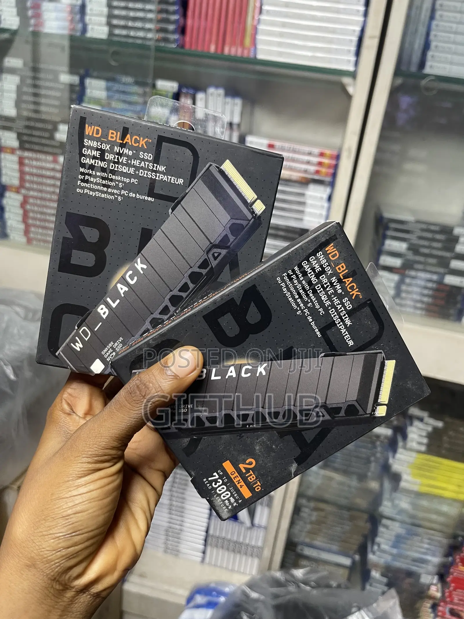 Wd _Black SSD Game Drive+Heatsink 2TB