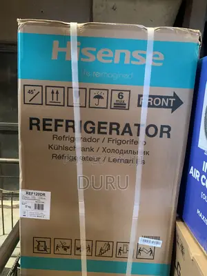 Brand New Hisense 120L Single Door Refrigerator (REF120DR) – Silver