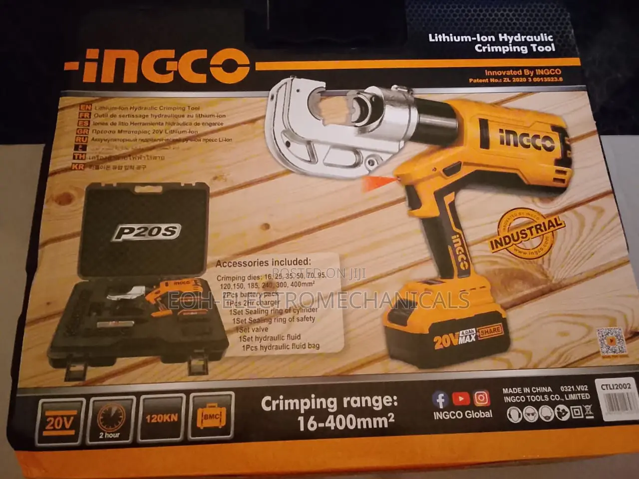 INGCO Crimping Tool 16-400mm2