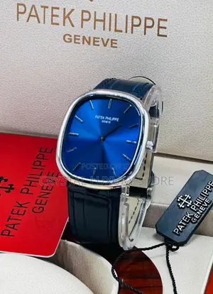 Patek Philippe Quality Luxury Men Genuine Leather Wristwatch