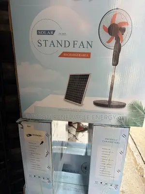 16” Solar Standing Fan (Rechargeable)