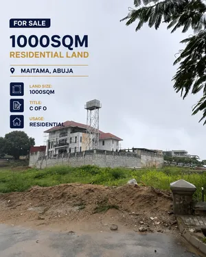 1000sqm Residential Land for Sale in Maitama Abuja | C of O