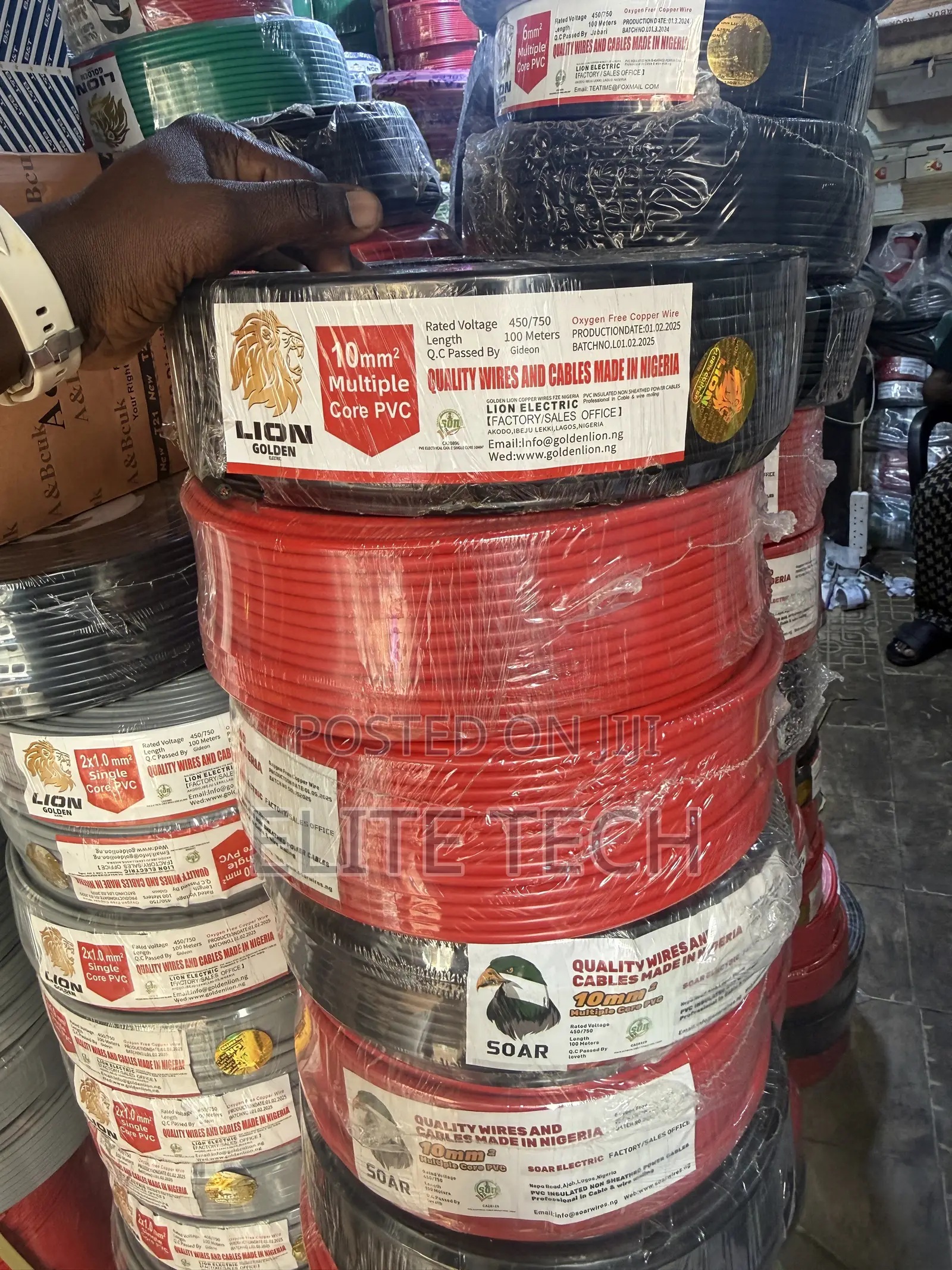 10mm Lion Cable (100m Roll) – Original Pure Copper