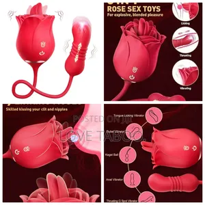 Pulsating Rose Licker for 2wo Vibrator