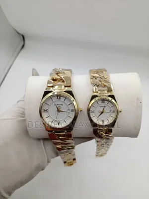 XVIP LUXURY Lookworld Gold-Tone Analog Wristwatch