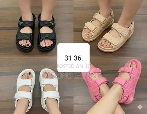 An Italian Woman Leather Sandals