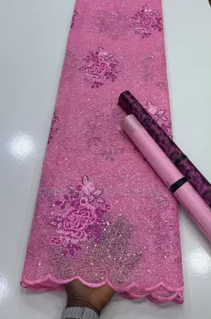 Exclusive Net Embroidery Lace With Sequins