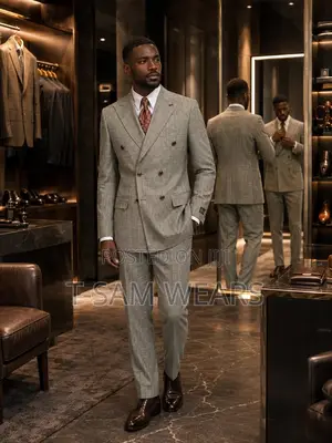 Senzo Revolli Double Breasted Designer Turkish Suit