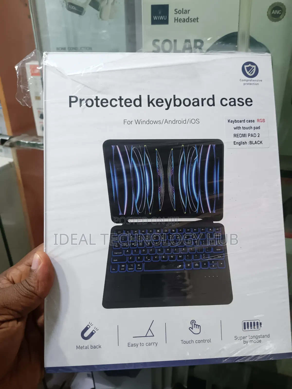 Bluetooth Keyboard Case for Redmi Pad 2 Tablet