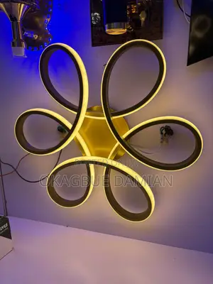 Modern Gold Flower/Bloom LED Ceiling Light