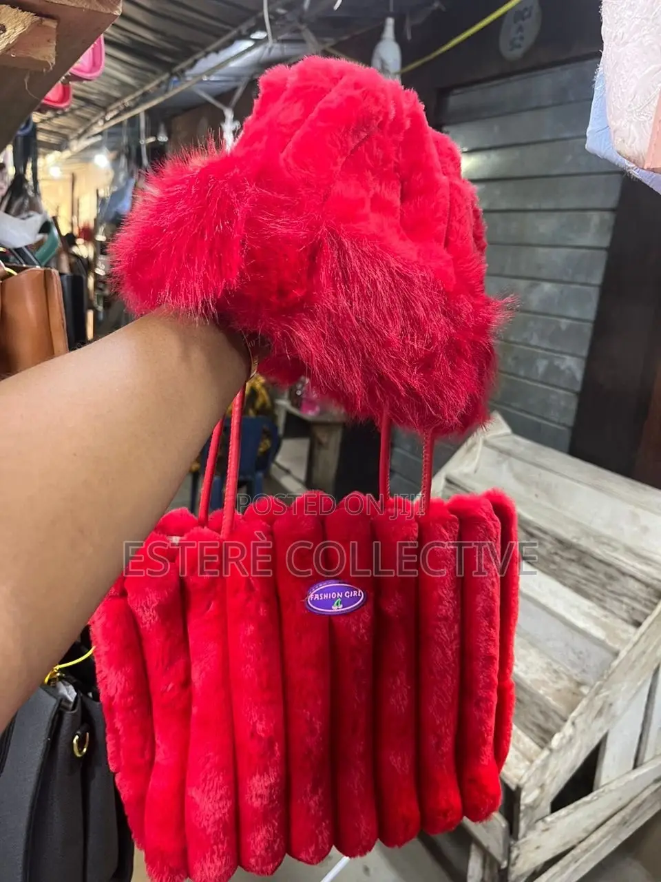 Fur Bag & Hat