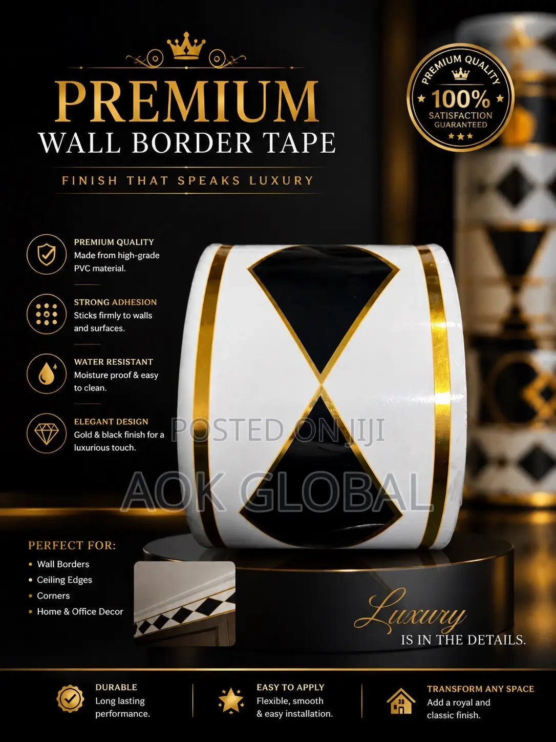Luxury Wall Skirting Sticker