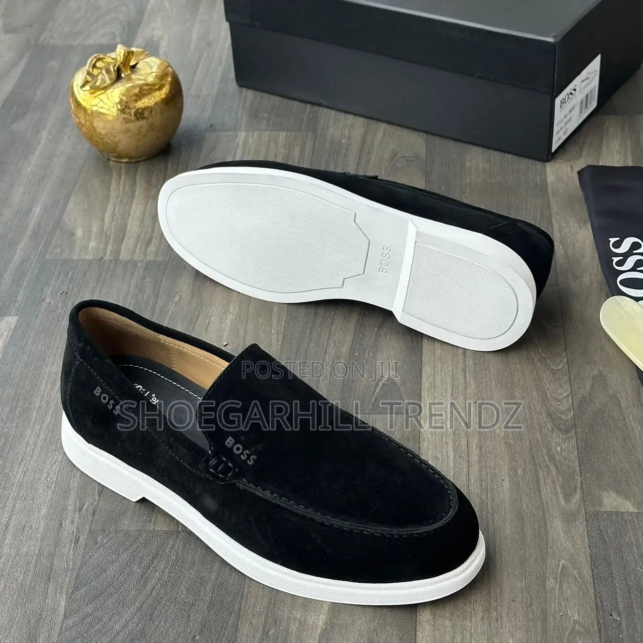 Boss Mens Hybrid Suede Sneakers