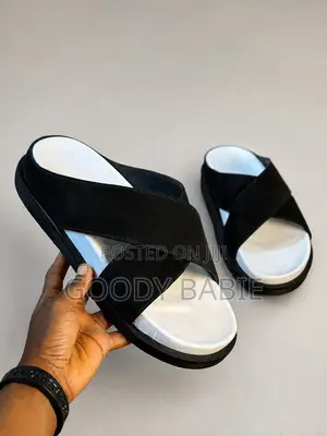 Men’s Cork Flat Slip-on Sandals
