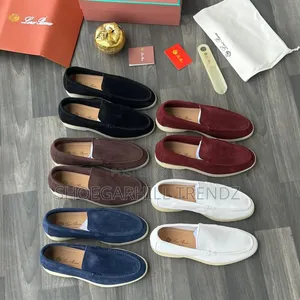 Men Shoe Loro Piana Suede Loafers | Soft and Flexible