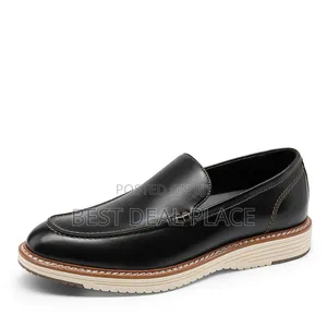 Bruno Marc Men's Moc-Toe Slip on Loafers