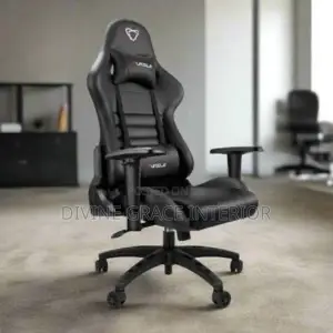 Gaming Chair With Heavy Duty Metal Base