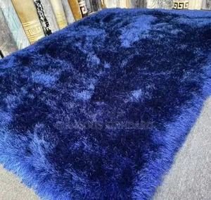 4 by 6 Center Rug With Wood Blue Color