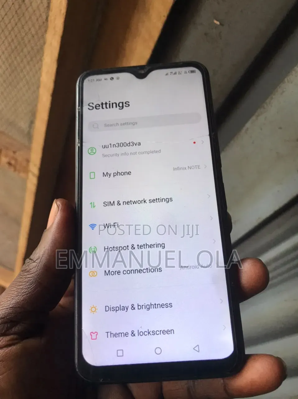Infinix Note 7 Lite 128 GB Gray