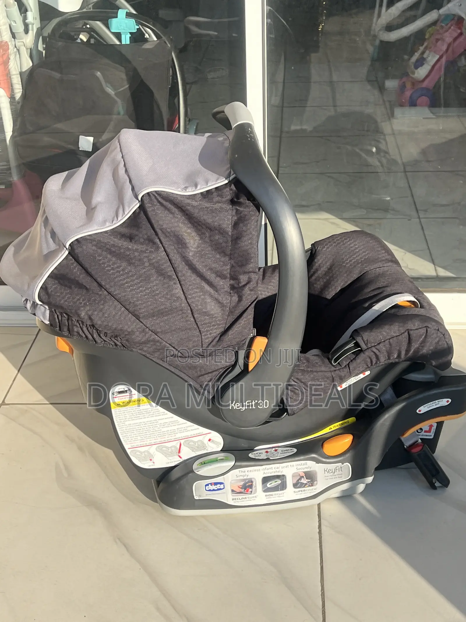 Solid Imported Chicco Infant Carrier Car Seat 0-2Years