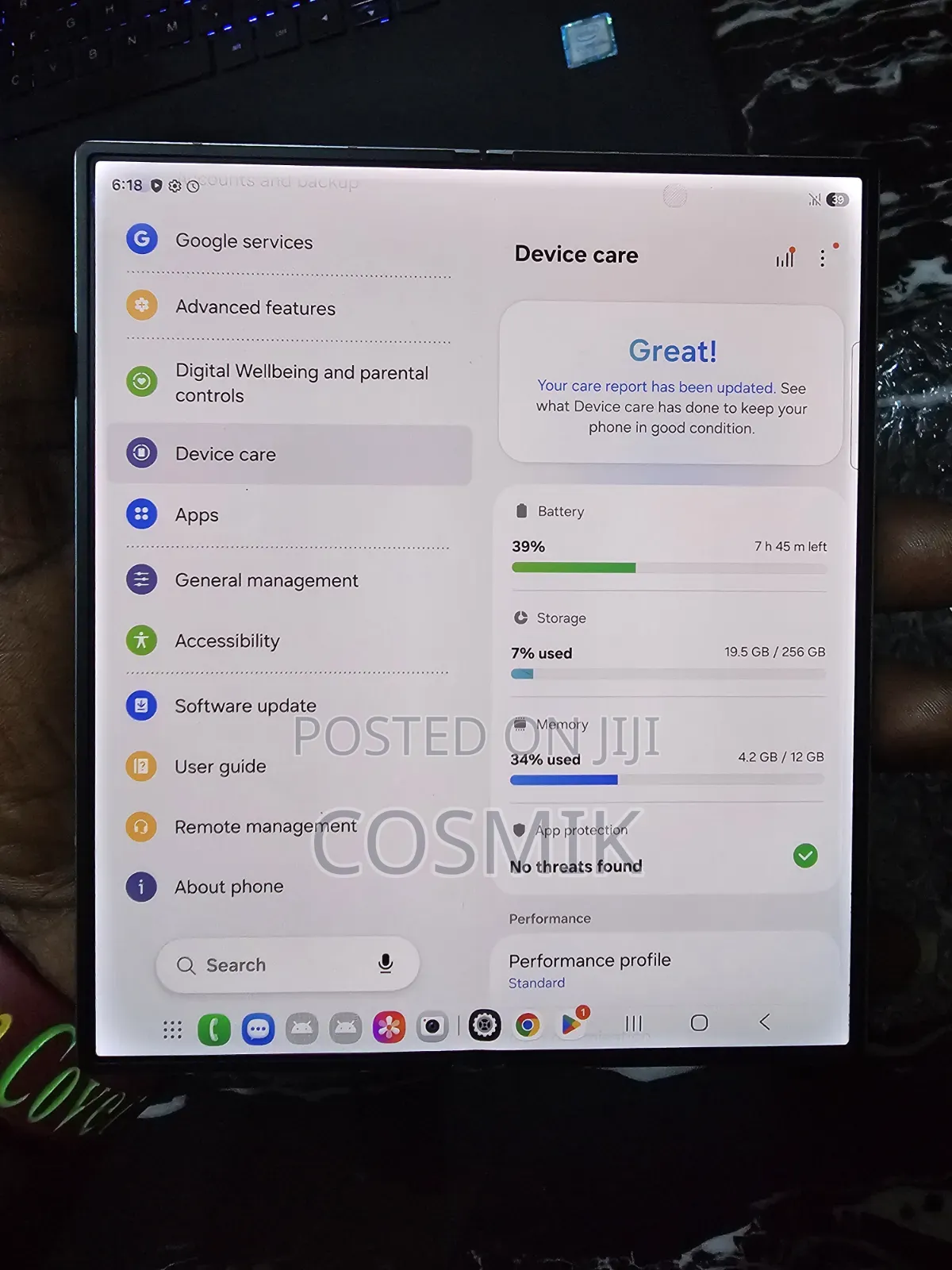 Samsung Galaxy Z Fold6 256 GB Silver