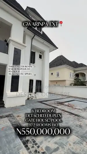 6bdrm Duplex in Gwarinpa Extension for sale